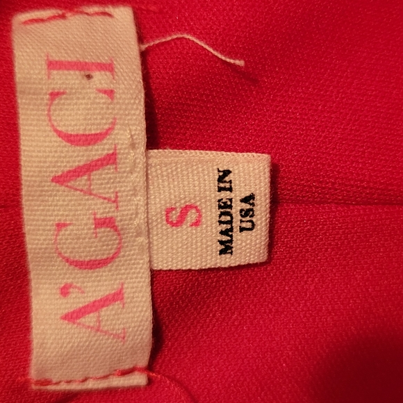 A'Gaci Red Ruffled Jumpsuit | Small | - Picture 5 of 8